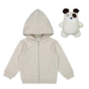 Wonder Nation 2 in 1 Plushie Critter Coat - puppy 5T